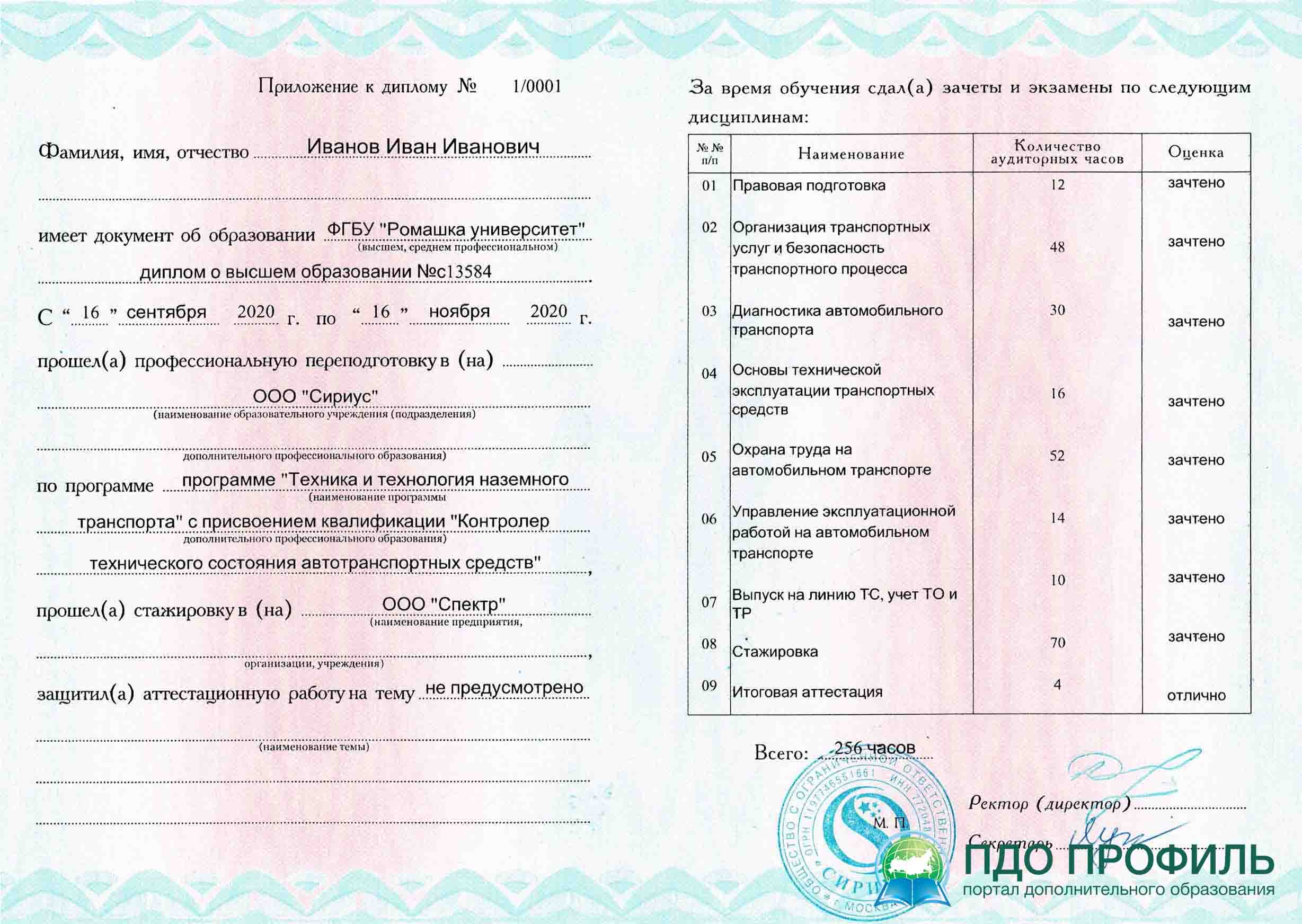 Профессиональная переподготовка «Техника и технология наземного транспорта»  пройти курс очно и дистанционно по цене 13000.00 Р